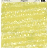 Аркуш скрап-паперу Authentique Musical, 30x30 см, односторонній