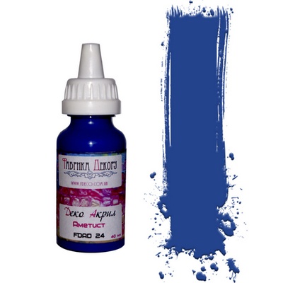 Акриловая краска Деко акрил - Фабрика Декора - Аметист, 40 мл