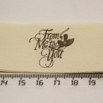 Стрічка від Thailand - Lovely Flower Print Cotton Ribbon Label String, 1 метр