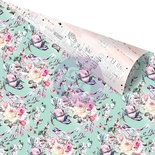 Аркуш скрап-паперу Prima - Havana - Chirping News, 30x30 см, двосторонній