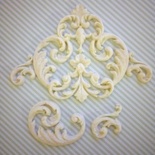 Гибкие пластиковые фигурки - Набор вензелей, 3 шт., от 3,5 см до 12 см