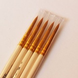 Пензель з синтетики кругла. Ручка коротка 1310, №5