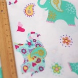 Бавовна Слоники - сердечки - слоники, 50x55см