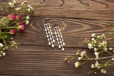 Чипборд від WOODchic - "Набір "Підвіска "Кристалики" (мал), 7х2см