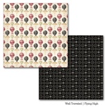 Аркуш двостороннього паперу Carta Bella Well Travelled - Flying High, розмір 30x30 см