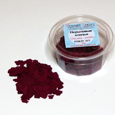 Акриловые хлопья - Фабрика Декора - Спелая ягода