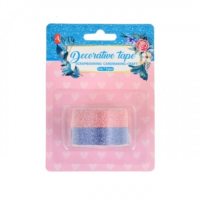 Набір стрічок блискучих на клейовій основі Pink and Navy, 2 шт. по 3, TM Santi