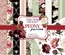 Набір скрап-паперу Peony passion 30,5x30,5см, ТМ Фабрика Декору