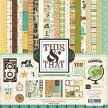 Набор бумаги от Echo Park Paper Co - This & That Charming Collection Kit, 30х30