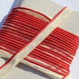 Каптал, с красной кромкой, ширина 12 мм,  длина 50 см
