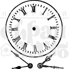 Штамп від ПСК - Годинник зі стрілками