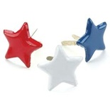 Набір брадсів Creative Impressions - Red/White/Blue Stars, 50 штук