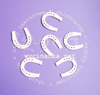 Чипборд від Wycianka - Підковки, 6 шт.