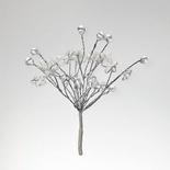 Міні-гілочки з акриловими квітами від ScrapBerryʼs Прозорі 6 шт