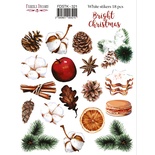 Набір наліпок (стікерів) 18шт. Bright Christmas #321