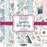 Набор скрапбумаги Winter Love Story, 20x20 см, TM Fabrika Decoru