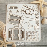 Чипборд ScrapBox - набір малий Подорож