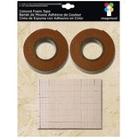 Двосторонній обсяг стрічки і квадратики коричневі