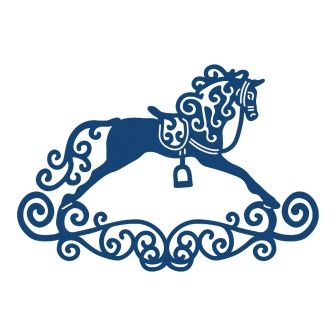 Ніж від TatteRed Lace Dies- Rocking Horse - Коник