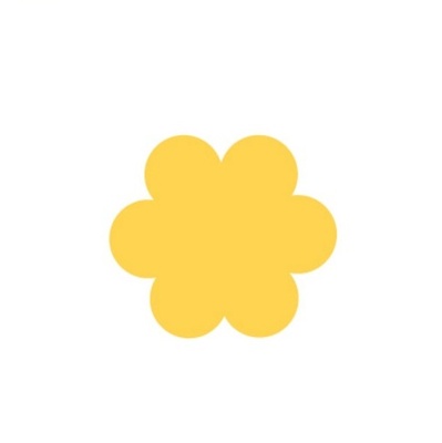 Дірокол фігурний 3,7 СМ Квітка, TM dpCraft (Dalprint)