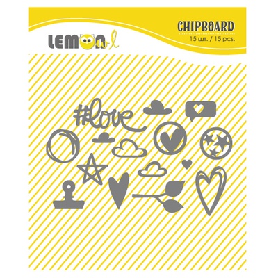 Набор чипборда от Lemon Owl - Plans for Today, Chipboard kit #02