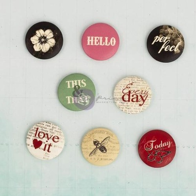 ЦЕНА СНИЖЕНА! Деревянные пуговицы Prima - Everyday Vintage - Flair Buttons