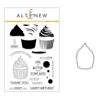 Набір ножів і штампів від LayeRed Cupcake Stamp & Die Bundle