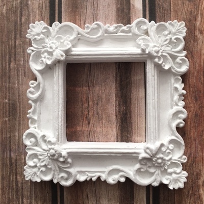 Рамочка гипсовая от Е.В.A - Квадратная, 6.1х6.1см