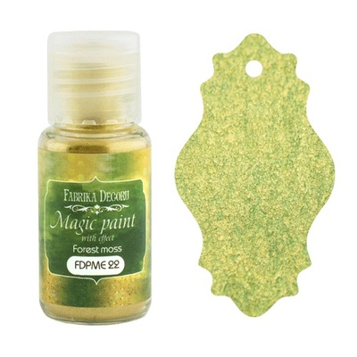 Суха фарба Magic paint with effect, колір Лісовий мох, 15мл
