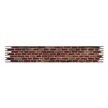 Ніж для вирубки від Sizzix - Sizzlits Decorative Strip Die - Brick Wall