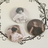 Скрап-значки (фишки). Скрап-значки. Леди №2, 3 шт. f42