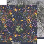 Аркуш двостороннього паперу 30x30 від Scrapmir з колекції Herbarium Wild summer