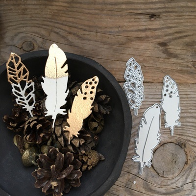 Нож для вырубки от MiMiCut - Ни пуха, ни пера, 16*47, 19*57, 16*49мм   