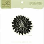 Акриловий штамп Lesia Zgharda FL037a Квітка велика, розмір 4,8x4,6 см