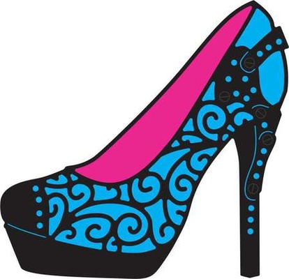 Ніж для вирубки від Cheery Lynn Designs - High Heel (Steampunk Series)