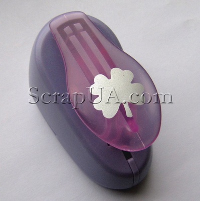 Фигурный дырокол Чарівна Мить - Лист клевера, размер 1.8 см