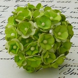 Цветочки любви - sweetheart, цвет зеленый, диаметр - 15мм, 10 шт.