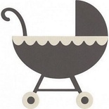 Ніж для вирубки Lifestyle Crafts - QuicKutz - baby carriage