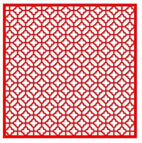 Трафарет - Фон1, 18*18см