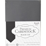 Набір кардстоку DCWV Core'dinations Value Pack Smooth Cardstock, Black Cat, 21.6х27.9 см, 50 аркушів, чорний