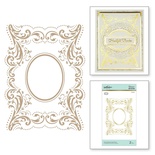 The Contessa's Seal Panel Glimmer Hot Foil Plate Royal Flourish by Becca Feeken