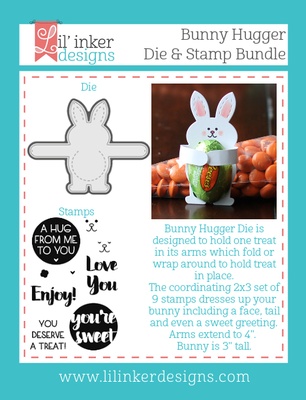 Ножи и штампы от Lil' Inker Designs - Bunny Hugger Die & Stamp Bundle