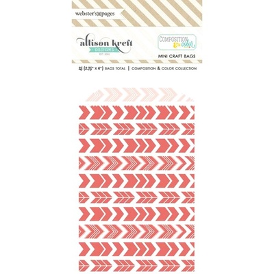 Конвертик Webster's Pages - Bulk Bags Arrows: Salmon, розмір 10x7 см, 1 шт.