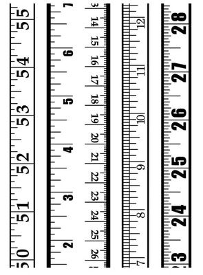 Папка для тиснения и эмбоссинга от Darice - Rulers Asst
