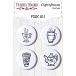 Набір скрап-фішок від ТМ Фабрика Декору з 4 шт. FDSC 031