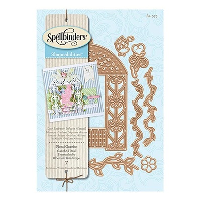 Ніж для вирубки від Spellbinders - Victorian Garden Floral Gazebo