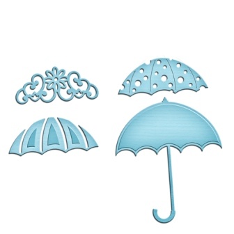 Ножи от Spellbinders - Umbrella Trio