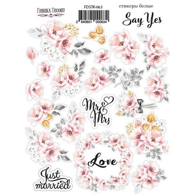 Набір наліпок #063, Say Yes, ТМ Фабрика Декору