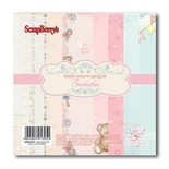 Набор бумаги для скрапбукинга Забава, 15х15 см, 24 листа 170 гр/м  от ScrapBerry's - Забава