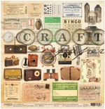 Аркуш скрап-паперу - Bingo "I've got your six" (обкладинка)  від Craft Paper, 30x30см